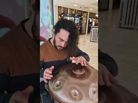Let this brighten your day @CentreMK | Busking in Milton Keynes | Handpan Music
