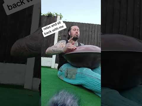 relax and sit back with me #positivevibes #meditation #handpan #handpanlesson