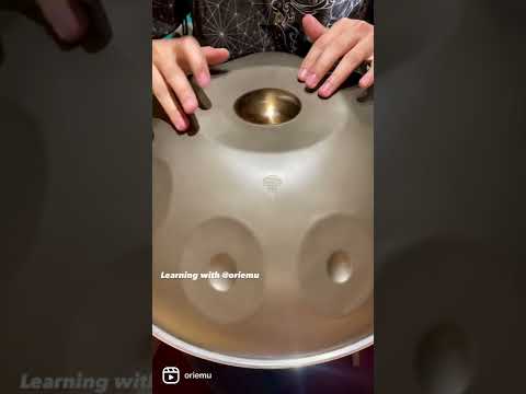 Hangdrum rythm lesson/easy learning with Oriemuآموزش هنگدرام/هندپن