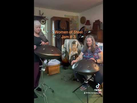 🛸🎶 Women of Steel with D Minor pans by @arcanamusicalinstruments5557  and @spirithandpans 🎶🛸