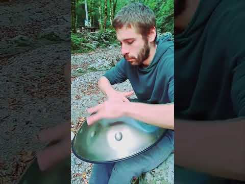 Handpan Relaxation | Waterfall River | @vibehandpan6726 | D Mystic 13 notes stainless steel