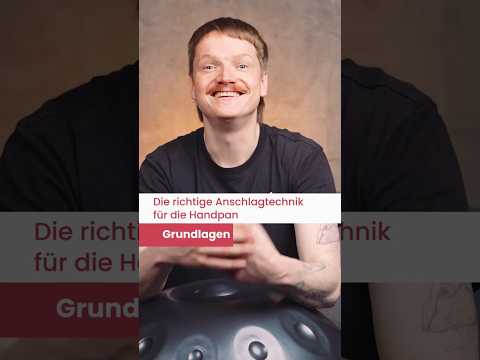 Handpan lernen: Grundlagen der Anschlagtechnik #handpan #shorts