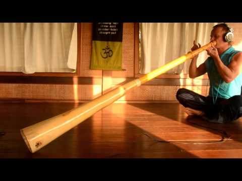 Didgeridoo slide from wood and PVC