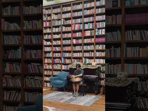 Chơi Handpan trong thư viện #healing #hangdrum