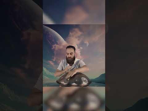 Somewhere on Planet Ding, rhythm begins to take shape 🌌 | Handpan Moment #shorts