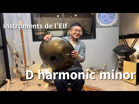【ハンドパン販売】Instruments de l'Elf / D harmonic minor 17 / 試奏動画4［管理番号142］