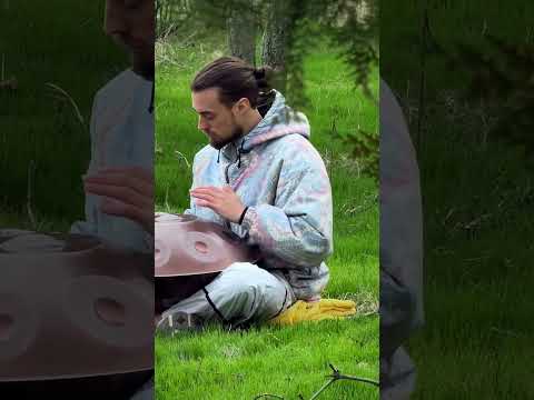 HANDPAN Forest Music #83 with real birds singing 🌲