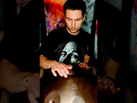 Hang massive rhythmic , hand pan beat