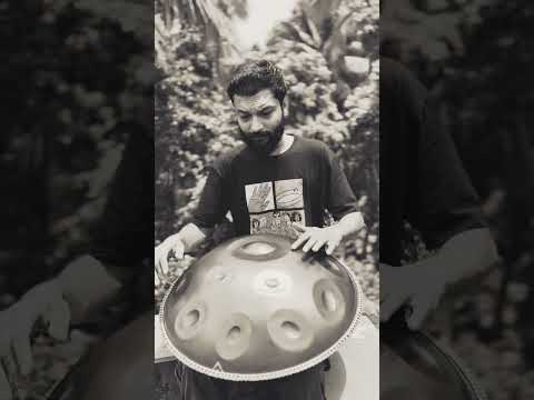Old song new vibes, ek ladki bheegi bhaagi si cover on Handpan #kishorekumar #oldhindisongs