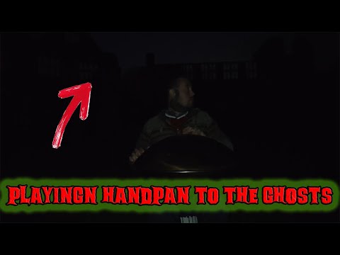Playing Handpan to the Ghosts | Haunted Dudley Castle at Night 👻🎵