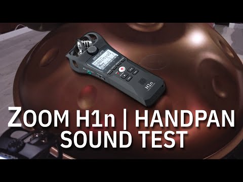 ZOOM H1n | HANDPAN SOUND TEST | MERIDIAN B2 CELTIC