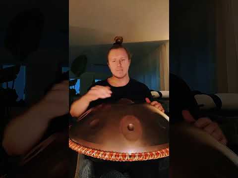 Evening jamming on the Nordlys 🌌 #handpan #nordlys #music #shorts