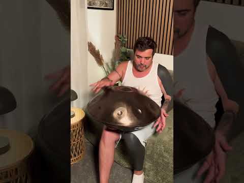Late night feelings on handpan 🌙 D Aegean by Leaf 🍂 #handpanmusic #handpan