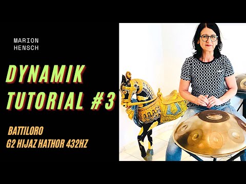 Handpan Anfänger Tutorial | Melodie & Dynamik | easy to learn | Battiloro G2 Hijaz 432Hz