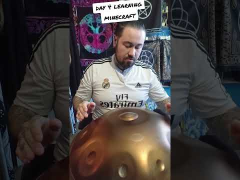 day 4 learning Minecraft #minecraft #minecraftmemes #handpanmusic #handpan #fyp #happy #music