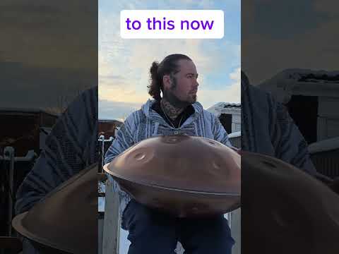 from this to now HUGE DIFFERENCE #handpan