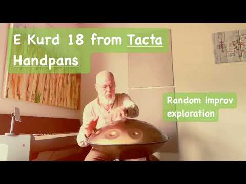 E kurd 18, the brainchild of Rafael D'Arco of #Tacta #handpan Handpans