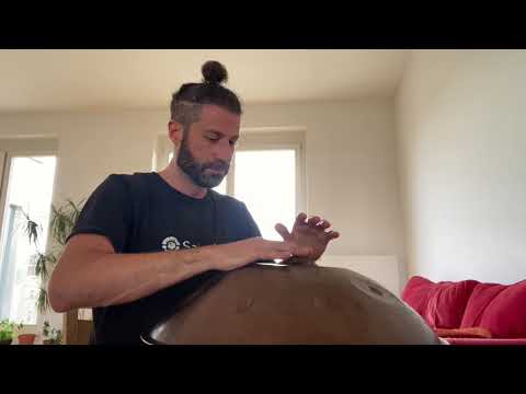 Improvising Melodies on Omana Handpan - B Pygmy STL