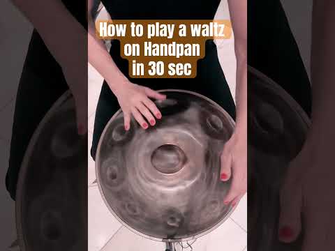 Lerne in 30 Sekunden einen Walzer auf der Handpan! #handpanmusic #handpan #walzer