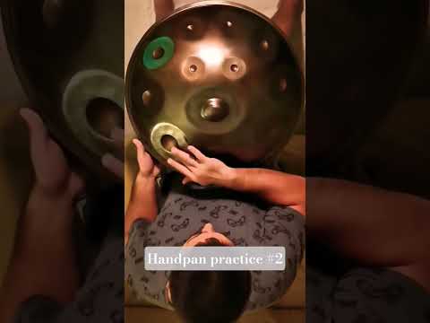 Handpan practice with f#low pygmy 19 made by Nikita Arabey