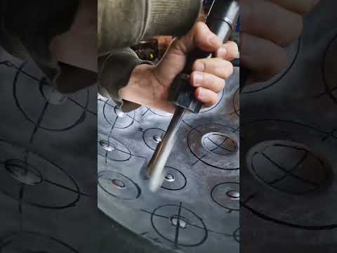 Shaping a handpan | Handpan Maker | Learning to build my own handpans