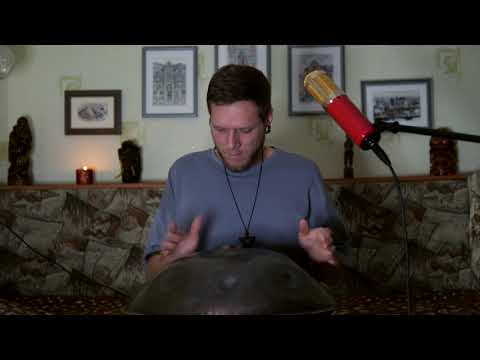 Alex Streletz - Handpan Improvisation. Mystic B2. Hang drum flow
