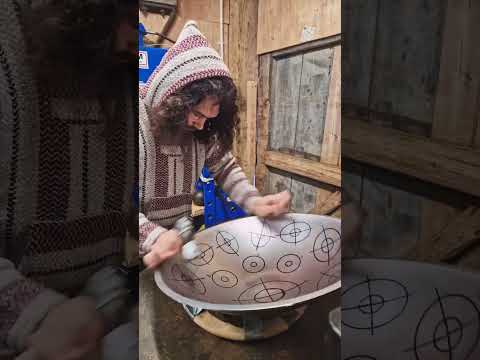 Making Tonefields | Acero E Amara 20 | Handpan Maker | Learning to build my own handpans!