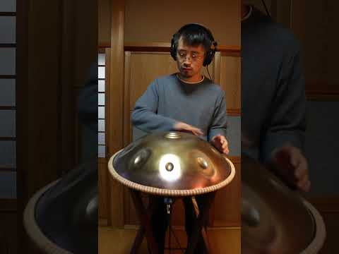 Let’s enjoy Handpan practice〜🙌 #handpan #percussion #ハンドパン #pantam