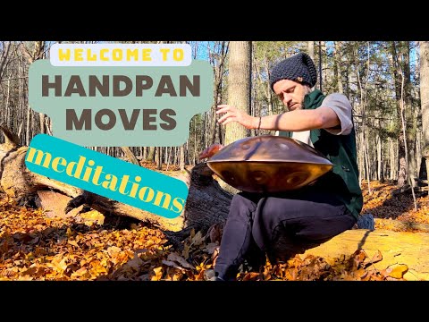 RELAXING BACKGROUND #4 Handpan music. Tune in to the forest!