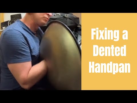 Fixing a Dented Handpan
