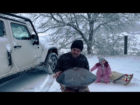Snowfall | Handpan Relaxation Music | Dani Banu
