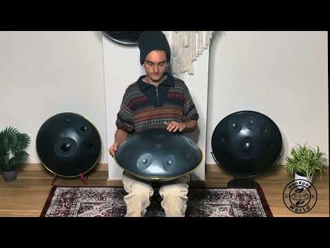 Eclipse Handpan | E Hijaz 9 | Nitrated Steel | 440Hz | E/ B D E F G# A B D