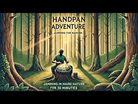 Handpan Adventure : Jamming in Nature for 30 Minutes : 😉🎵