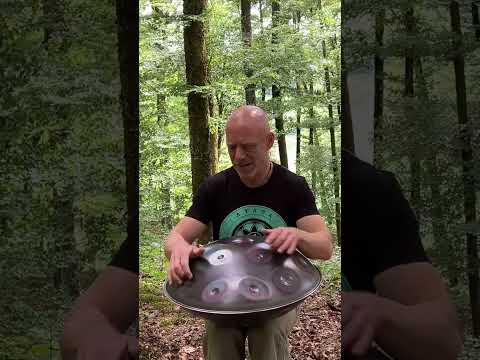 A flowing Handpan Jam in the Forest
