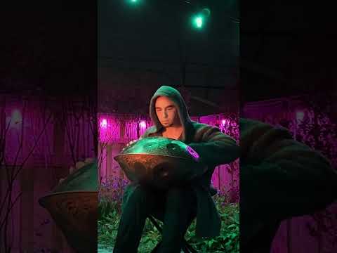 😎 Bonus beats from my last fireside session 🛸 (full vid linked) #handpanmeditation #percussion