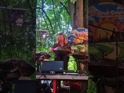 Leander blessing us with his songs at Sound Sculpture Festival 26