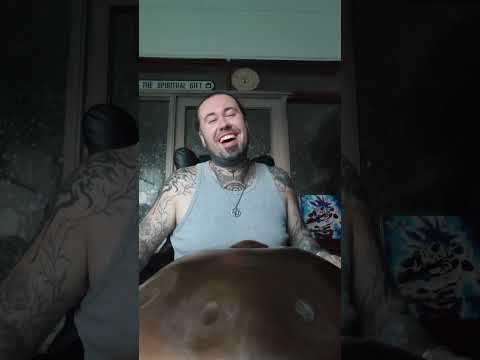 it's too damn hot 35 c in the UK #handpan #handpanmusic #funny