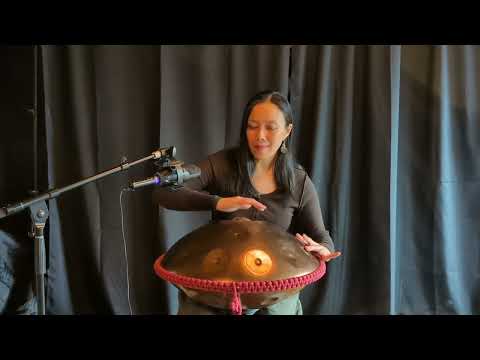 "Rose Garden" - handpan:c# harmonic minor Handromeda