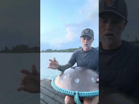 Playing Hand Pan In B Amara On The Intercoastal