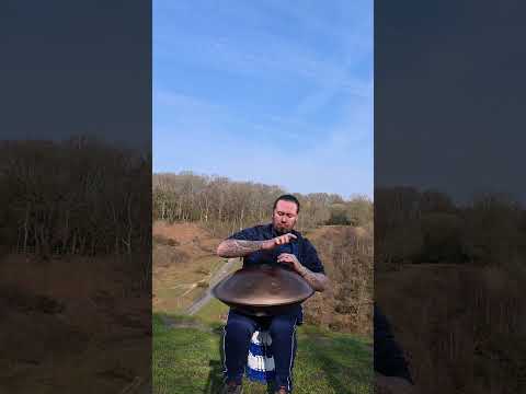 When you discover new patterns and trying them out to nature #handpan #woods #relax #meditation
