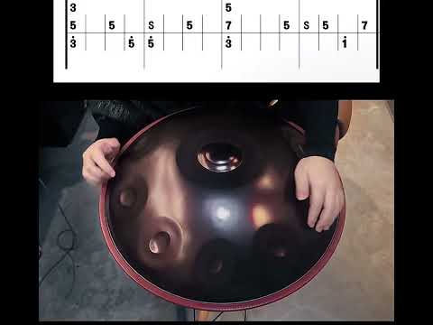 《南山南》D KURD 10 handpan by Bubble #muling pickup #handpan