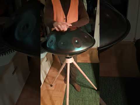 Handpan Shellopan by Greg B/F Minor mit 15 Töne (Handyaufnahme)