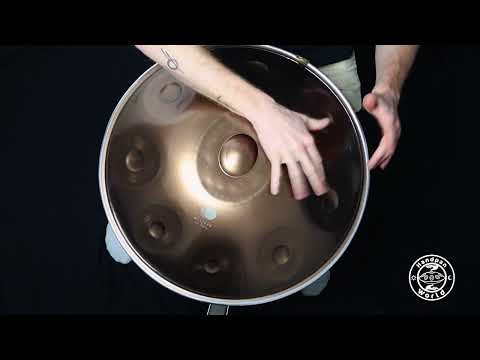 Eclipse Handpan | D Mixolydian 9 | Edelstahl | 432Hz | D/ G A B C D E F# A