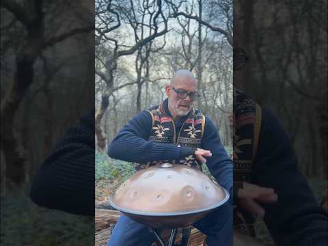 Winter walks with the F# Kurd ✨ #handpan #handpanmusic