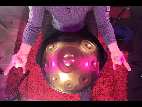 Handpan Infinity Beat (Sela Harmony Bb Amara 300 Stainless Steel)