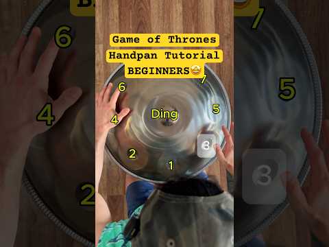 Handpan Tutorial | Game Of Thrones EASY