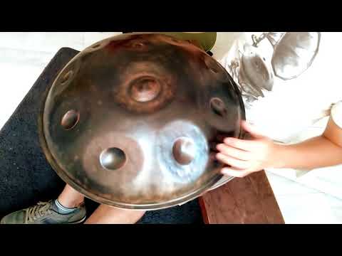 WORKING ON NEW THEME with OMana C Harmonic Minor handpan