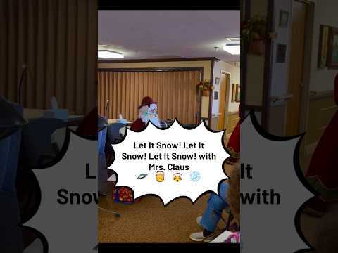Let It Snow! Let It Snow! Let It Snow! w/ Mrs. Claus 🛸🎅❄️🤶 #letitsnow #mrsclaus #handpansanta
