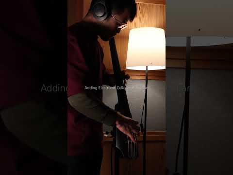 Composition process : Adding Electronic Cello on Handpan#handpan #pantam #hangdrum #cello