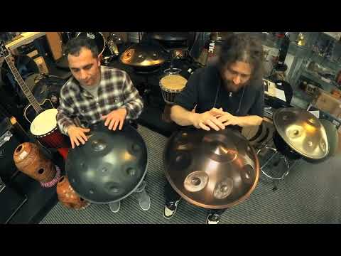 Fabrizio and Vincenzo (Cenz Handpan) Jamming Togheter